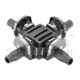 GARDENA MICRODRIP 4-WAY COUPLING 4.6MM (3/16") 10PPP G8334
