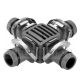 GARDENA MICRODRIP 4-WAY COUPLING 13MM (1/2") 2PPP G8339