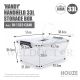 HOUZE HANDY HANDHELD 33L STORAGE BOX SB-1332-CLEAR