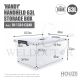 HOUZE HANDY HANDHELD 63L STORAGE BOX SB-1334-CLEAR
