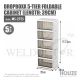 HOUZE DROPBOXX 5-TIER FOLDABLE CABINET (LENGTH: 39CM) MS-2725