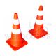 SAFETY CONE-30" WITH 2 REFLECTIVE FILM ( KK )