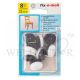 FIX-O-MOLL PLASTIC GLIDER WITH PIN 22MM - FM92