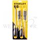 STANLEY CUSHION GRIP SCREWDRIVER 4PC SET STMT66671