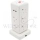 MORRIES MS104TUSB TOWER EXTENSION SOCKET W/ 4 USB PORTS MS104TUSB