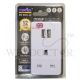 MORRIES 3WAY ADAPTOR WITH 2 USB PORT(2.1A) MS9583-2U
