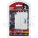 MORRIES 3WAY ADAPTOR W/NEON W/FUSE W/SURGE PROTECTOR MS-BS03L