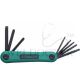 STANLEY HEX KEY 8PC TORX FOLD T9-T40, 69-263