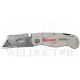 STARRETT EXACT PLUS ALUM DIE CAST AUTOMATIC LOCKING FOLDING KNIFE KUXP010