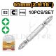 INGCO 10 PCS PH 2 X 65MM DOUBLE END SCREWDRIVER BITS SDB21PH233