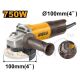 INGCO 100MM (4") ANGLE GRINDER, 750W, AG750282