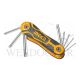 INGCO 8 PCS FOLDING TORX KEY SET T9 -T40 HHK14083