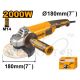 INGCO 180MM (7") ANGLE GRINDER, 2000W, AG200018