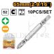 INGCO 10 PCS (-)6.0 & PH 2, 65MM DOUBLE END SCREWDRIVER BITS SDB21HL133
