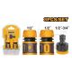 INGCO 3PCS WATER HOSE QUICK CONNECTOR SET HHCS03122