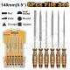 INGCO 6PCS STEEL FILE SET 5-1/2" 140MM HKTF63