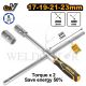 INGCO RAPID CROSS WRENCH WITH 17,19,21,23MM SOCKET & LEATHER BAG HRCW40231