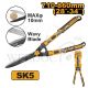 INGCO HEDGE SHEAR TEFLON COATED BLADE TELESCOPIC HANDLE 710-860MM HHS6306