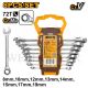 INGCO 8PCS RATCHET COMBI SPANNER SET 8,10,12,13,14,15,17,19 HKSPAR1082