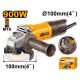 INGCO 100MM (4") ANGLE GRINDER, 900W, AG900282