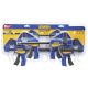 IRWIN 6PC QUICK GRIP BAR CLAMP SET (4.25", 6" 12") 2 EACH 1964749
