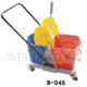 DOUBLE MOP TROLLEY B045 60L