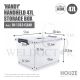 HOUZE HANDY HANDHELD 47L STORAGE BOX SB-1333-CLEAR