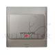 LEGRAND MALLIA DOUBLE POLE SWITCH "WATER HEATER" (DARK SILVER) 283462
