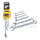 STANLEY 6 PC COMBINATION SPANNER SET 6,8,10,12,17,22 STMT81560-LA