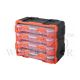 TACTIX MODULAR STORAGE TOWER WITH 4 ORGANIZERS - PLASTIC RACK TX-320670
