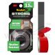 3M SCOTCH OUTDOOR D/SIDED MOUNTING TAPE 19MM X 1.5M 411-S19 DARK GRAY