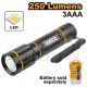 INGCO FLASHLIGHT 250 LUMENS 136MM L, IRRADIATION DISTANCE 160M HFL013AAA58