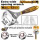 INGCO 2 IN 1 ADJUSTABLE WRENCH 10" HADWG0810