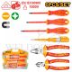 INGCO VDE 6PCS INSULATED HAND TOOL SET HKIST3061
