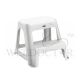 DURAMAX DOUBLE STEP LADDER STOOL (WHITE) XX316WH