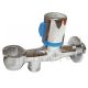 SHOWY LINEAR BIB TAP C/W SHOWER HOLDER & 1944 HANDLE 1937