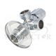 SHOWY ROUNDABOUT 1/2 X 3/8 M/F 3-WAY ANGLE STOPCOCK C/W FLANGE 6315