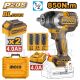 INGCO 20V 2X4.0AH LI-ION BRUSHLESS 1/2" IMPACT WRENCH 850NM CIWLI2085