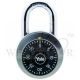 YALE ROUND COMBINATION PADLOCK C/W OVERRIDE KEYS 48MM 140/50