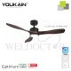 YOUKAIN 46" SMART CEILING FAN (WITH LIGHT) YJ-668 (MATT-BLACK BODY)