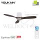 YOUKAIN 46" SMART CEILING FAN (NO LIGHT) YJ-668H (MATT-WHITE BODY)