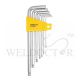 STANLEY 7PC LONG BALL HEXA KEY 1.5,2,2.5,3,4,5 & 6MM STHT69311-8