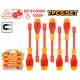 INGCO VDE 7PCS INSULATED NUT SCREWDRIVER SET 6,7.8.9.10.11 &12MM HKISD0701