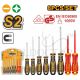 INGCO 8PCS (6+2 VDE) SCREWDRIVER SET MAGNETIC TIP HKSDS0838