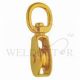BRASS SWIVEL PULLEY-SINGLE