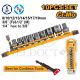INGCO 10PCS 3/8" DR. CR-MO STANDARD IMPACT SOCKET SET 8-19MM HKISSD38104
