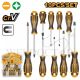 INGCO 10PCS SCREWDRIVER SET 6PCS (-) & 4PCS (+) HKSD1028