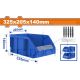 WADFOW BLUE STACKABLE STORAGE BIN 325X205X140MM WTB0303