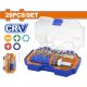 WADFOW 28PCS SCREWDRIVER BIT SET WITH RATCHET HANDLE WSS8B28