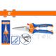 WADFOW 8" STAINLESS STEEL MULTI-PURPOSE CUTTER WSX8601